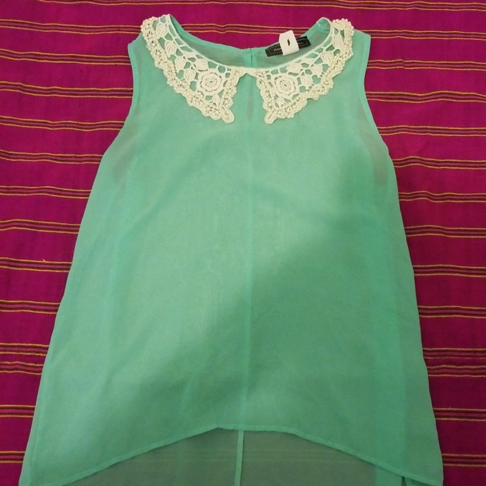 Lace Pearls Blouse